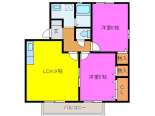 クランベリーの物件間取画像